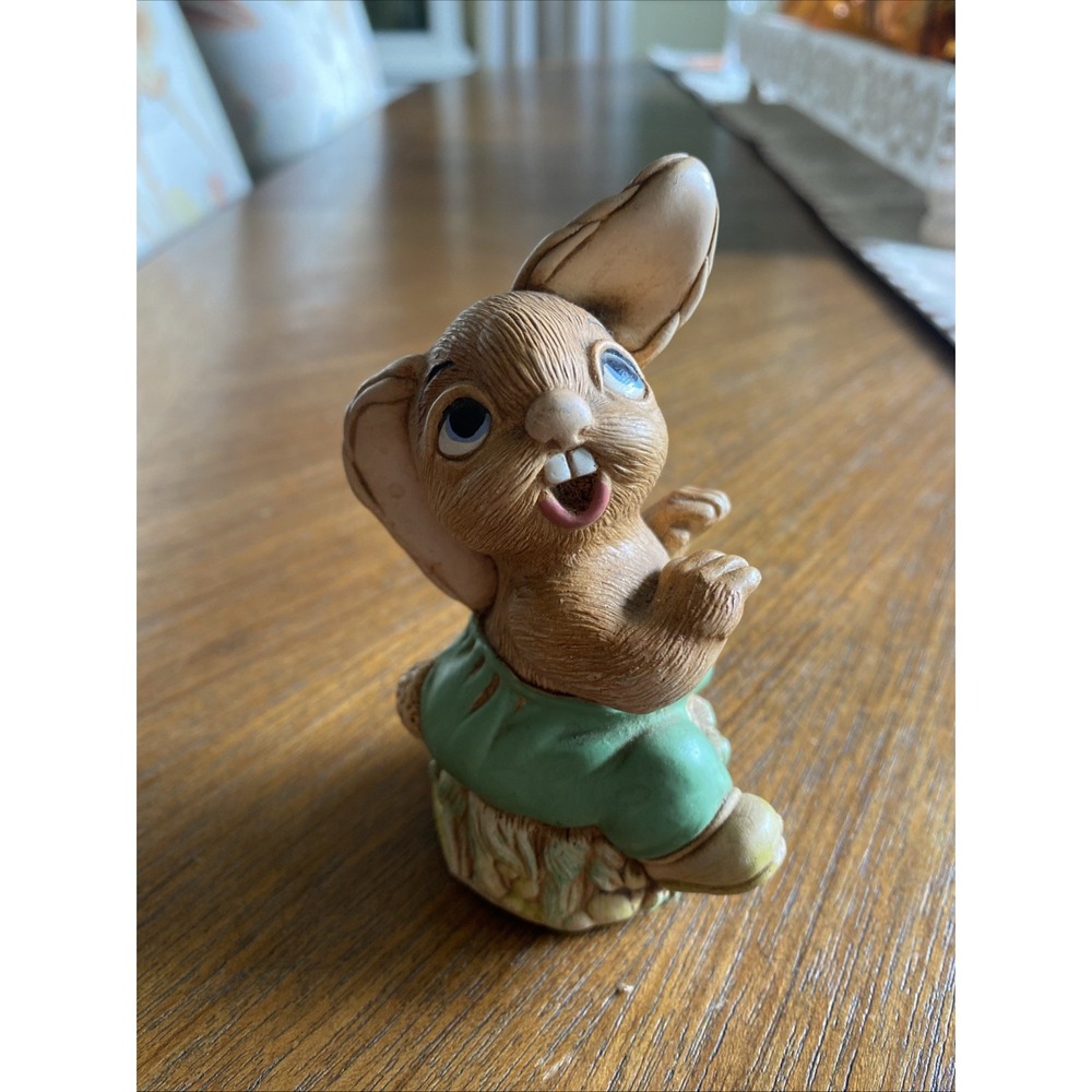 Vintage Pendelfin The Thumper Rabbit figure, Hand Painted, Made In England